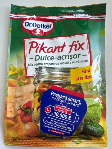 Pikant fix Dulce-acrișor