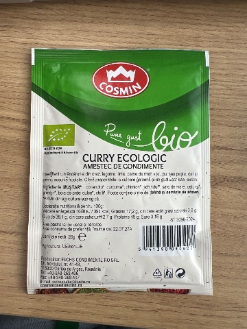 Organic Curry Spice Mix