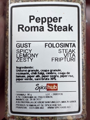 Pepper Roma Steak