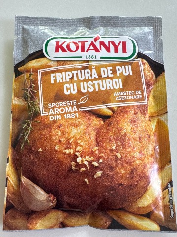 Seasoning mix for chicken with garlic