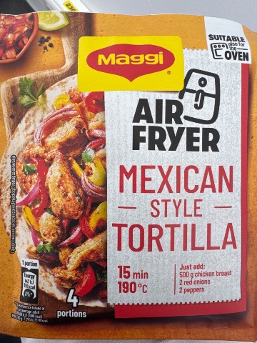 Air Fryer Mexican Style Tortilla / Wrapit Fajita