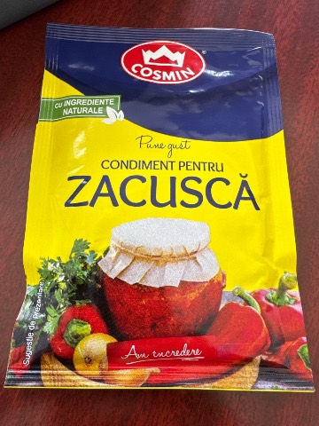 Condiment pentru Zacuscă